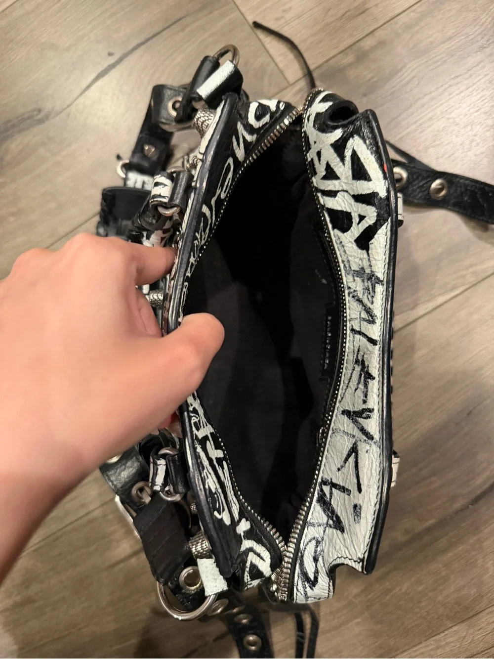 Balenciaga Neo Cagole Graffiti Bag